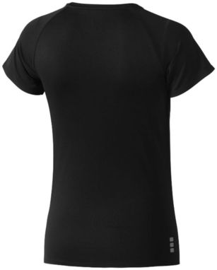 Женская футболка с короткими рукавами Niagara, цвет сплошной черный  размер S - 39011991- Фото №4