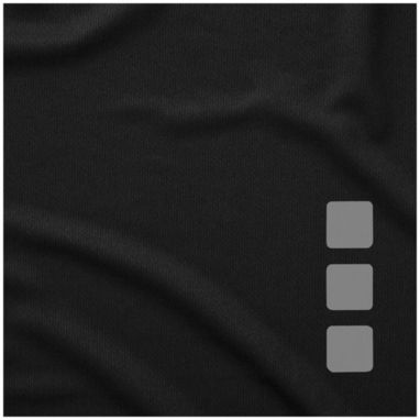 Женская футболка с короткими рукавами Niagara, цвет сплошной черный  размер S - 39011991- Фото №6