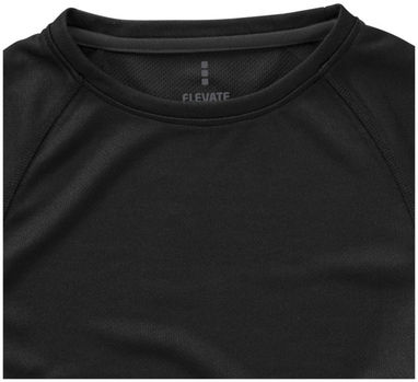 Женская футболка с короткими рукавами Niagara, цвет сплошной черный  размер S - 39011991- Фото №7