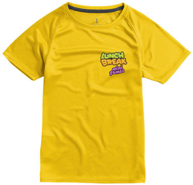 Детская футболка Niagara, цвет желтый  размер 116 - 39012102- Фото №2