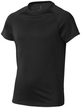 Дитяча футболка Niagara, колір суцільний чорний  розмір 116 - 39012992- Фото №1