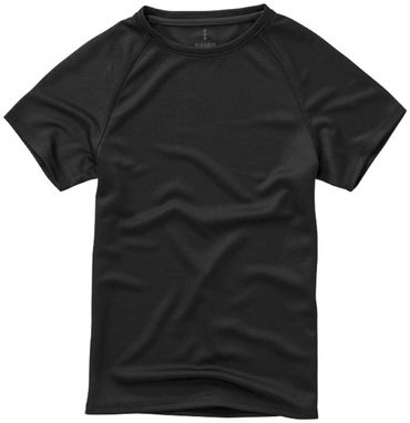 Детская футболка Niagara, цвет сплошной черный  размер 116 - 39012992- Фото №3