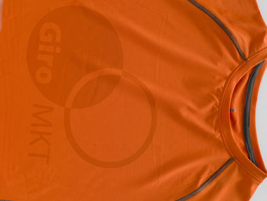 Футболка с короткими рукавами Kingston, цвет оранжевый  размер S - 39013331- Фото №7