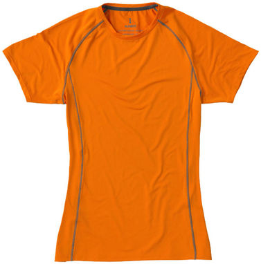 Женская футболка с короткими рукавами Kingston, цвет оранжевый  размер XS - 39014330- Фото №3