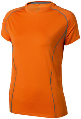 Женская футболка с короткими рукавами Kingston, цвет оранжевый  размер S - 39014331- Фото №1