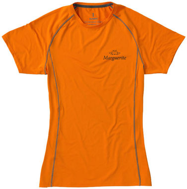 Женская футболка с короткими рукавами Kingston, цвет оранжевый  размер M - 39014332- Фото №2