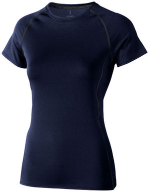 Женская футболка с короткими рукавами Kingston, цвет темно-синий  размер XS - 39014490- Фото №1