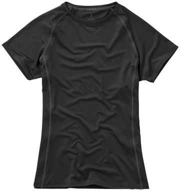 Женская футболка с короткими рукавами Kingston, цвет сплошной черный  размер XS - 39014990- Фото №3