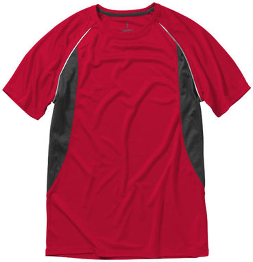 Футболка з короткими рукавами Quebec, колір червоний  розмір XS - 39015250- Фото №3