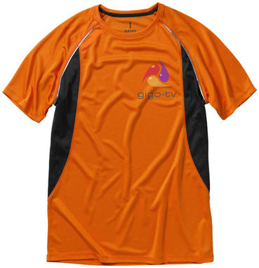 Футболка з короткими рукавами Quebec, колір оранжевий  розмір S - 39015331- Фото №2