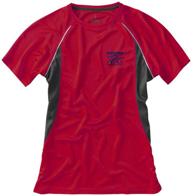 Жіноча футболка з короткими рукавами Quebec, колір червоний  розмір M - 39016252- Фото №2
