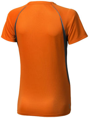 Женская футболка с короткими рукавами Quebec, цвет оранжевый  размер M - 39016332- Фото №4