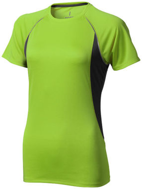 Женская футболка с короткими рукавами Quebec, цвет зеленое яблоко  размер L - 39016683- Фото №1
