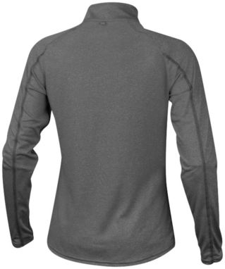 Трикотажний топ светр Taza на блискавці на 1/4, колір темно-сірий  розмір M - 39018982- Фото №4