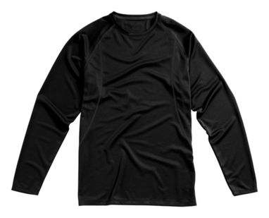 Футболка с длинными рукавами Whistler, цвет сплошной черный - 39021992- Фото №3