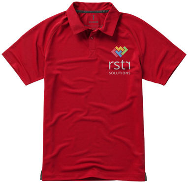 Рубашка поло с короткими рукавами Ottawa, цвет красный  размер XS - 39082250- Фото №2
