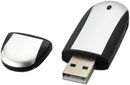 Флеш накопитель 4 Gb черный, овальный