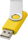 Флешка 4 Gb серебристо-желтая