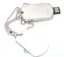 Флешка 8 Gb в виде военного жетона, металлическая
