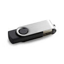 Флешка 16 Gb  серебристо-черная