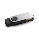 Флешка 32 Gb  серебристо-черная