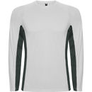 SHANGHAI L/S Спортивная комбинированная футболка с двумя полиэстерными тканями