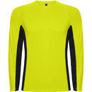 SHANGHAI L/S Спортивная комбинированная футболка с двумя полиэстерными тканями