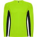 SHANGHAI L/S Спортивная комбинированная футболка с двумя полиэстерными тканями
