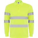 POLARIS L/S Футболка-поло спортивная с длинным рукавом высокой видимости