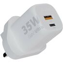 Xtorm XEC035 GaN² Ultra сетевое зарядное устройство мощностью 35 Вт, вилка стандарта Великобритании