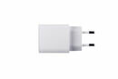WEGENER Адаптер питания с портом USB-A мощностью 18 Вт и USB-C мощностью 20 Вт из переработанного АБС-пластика (100% rABS)