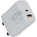 Xtorm XEC067G GaN² Ultra зарядний мережевий пристрій потужністю 67 Вт, вилка стандарту Великобританії