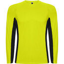 SHANGHAI L/S Спортивная комбинированная футболка с двумя полиэстерными тканями