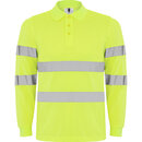 POLARIS L/S Футболка-поло спортивная с длинным рукавом высокой видимости