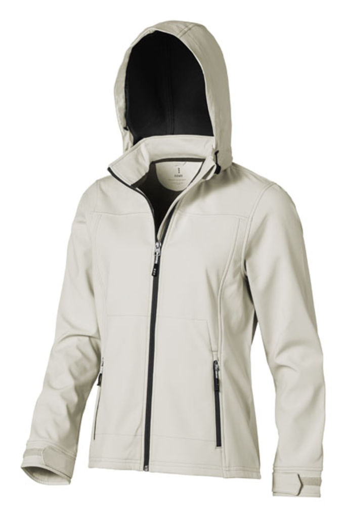 Жіноча куртка софтшел Langley, колір світло-сірий  розмір XS