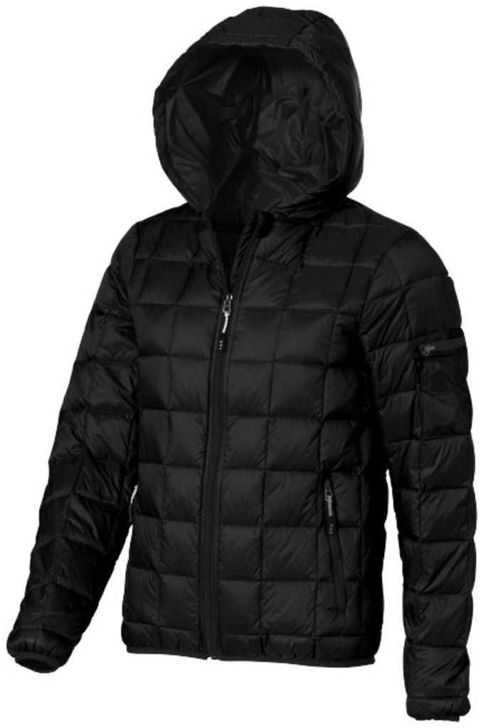 Легкая женская пуховая куртка Kanata, цвет сплошной черный  размер S