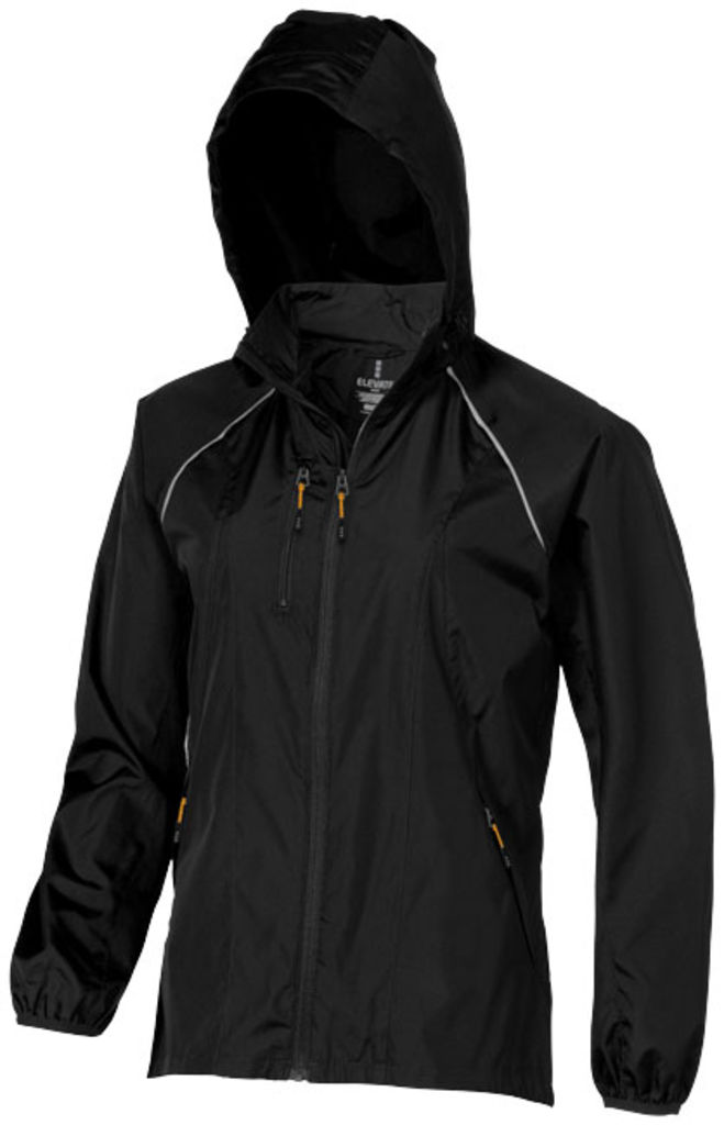 Женская складная куртка Nelson, цвет сплошной черный  размер S