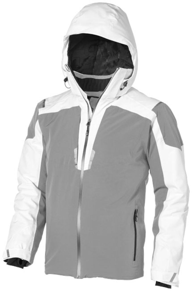 Утепленная куртка Ozark, цвет белый, серый  размер XS