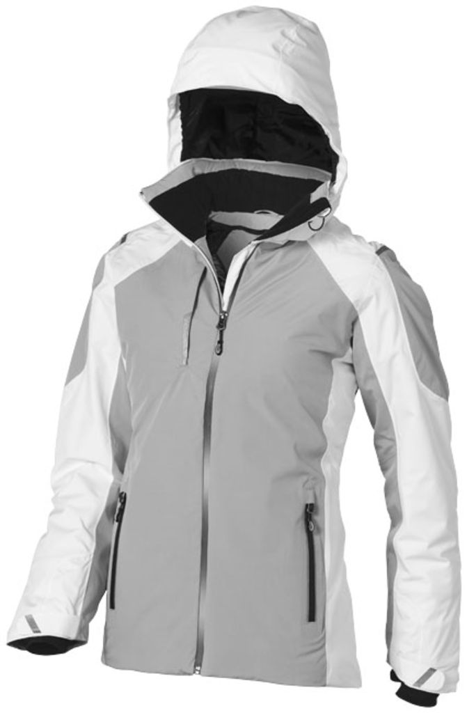 Женская утепленная куртка Ozark, цвет белый, серый  размер M