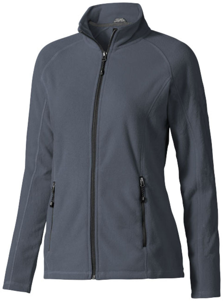Куртка жіноча фліс Rixford на блискавці, колір штормовий сірий  розмір XS