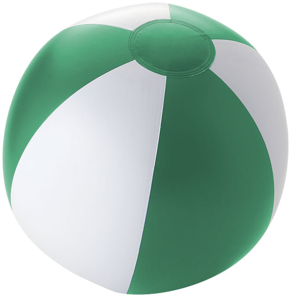 Непрозрачный пляжный мяч Palma, цвет зеленый, белый