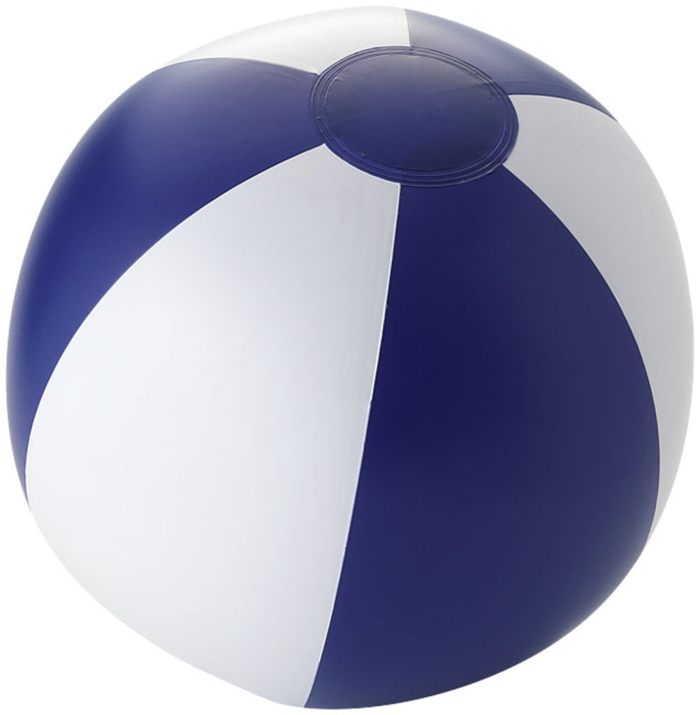 Непрозорий пляжний м'яч Palma, колір синій, білий