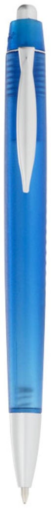 Кулькова ручка Albany, колір синій прозорий
