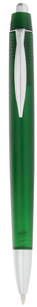 Кулькова ручка Albany, колір зелений прозорий