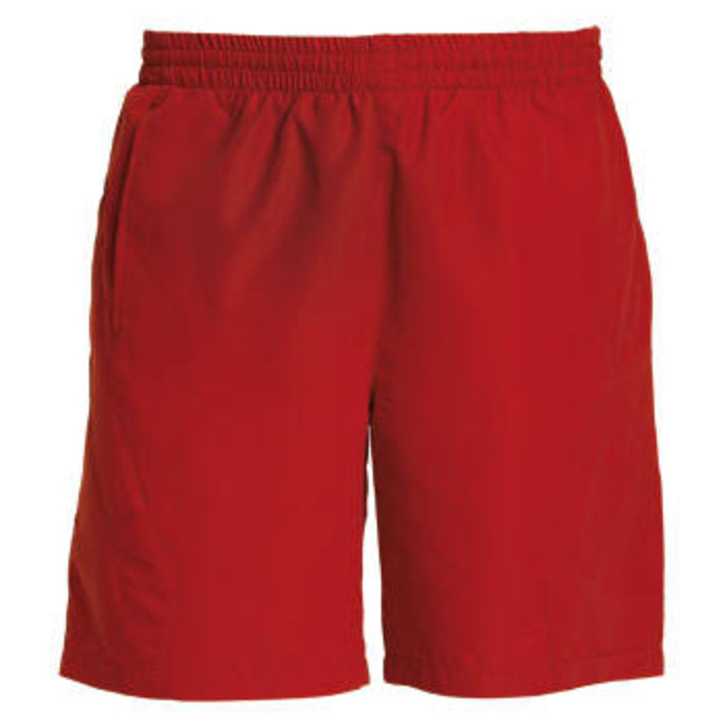 Удобные шорты из специального легкого и дышащего материала, цвет красный  размер S