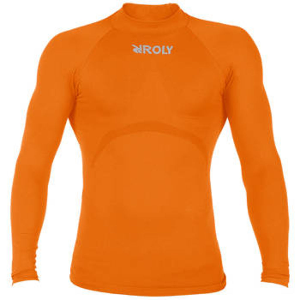 Профессиональная термофутболка из усиленной ткани, цвет оранжевый  размер M-L