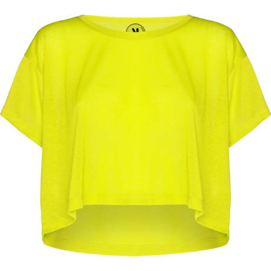 Топік з коротким рукавом, колір жовтий флюорісцентний  розмір L-XL