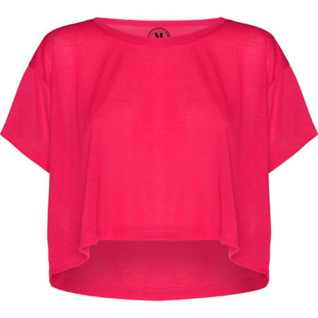 Топік з коротким рукавом, колір флюорісцентний рожевий  розмір L-XL