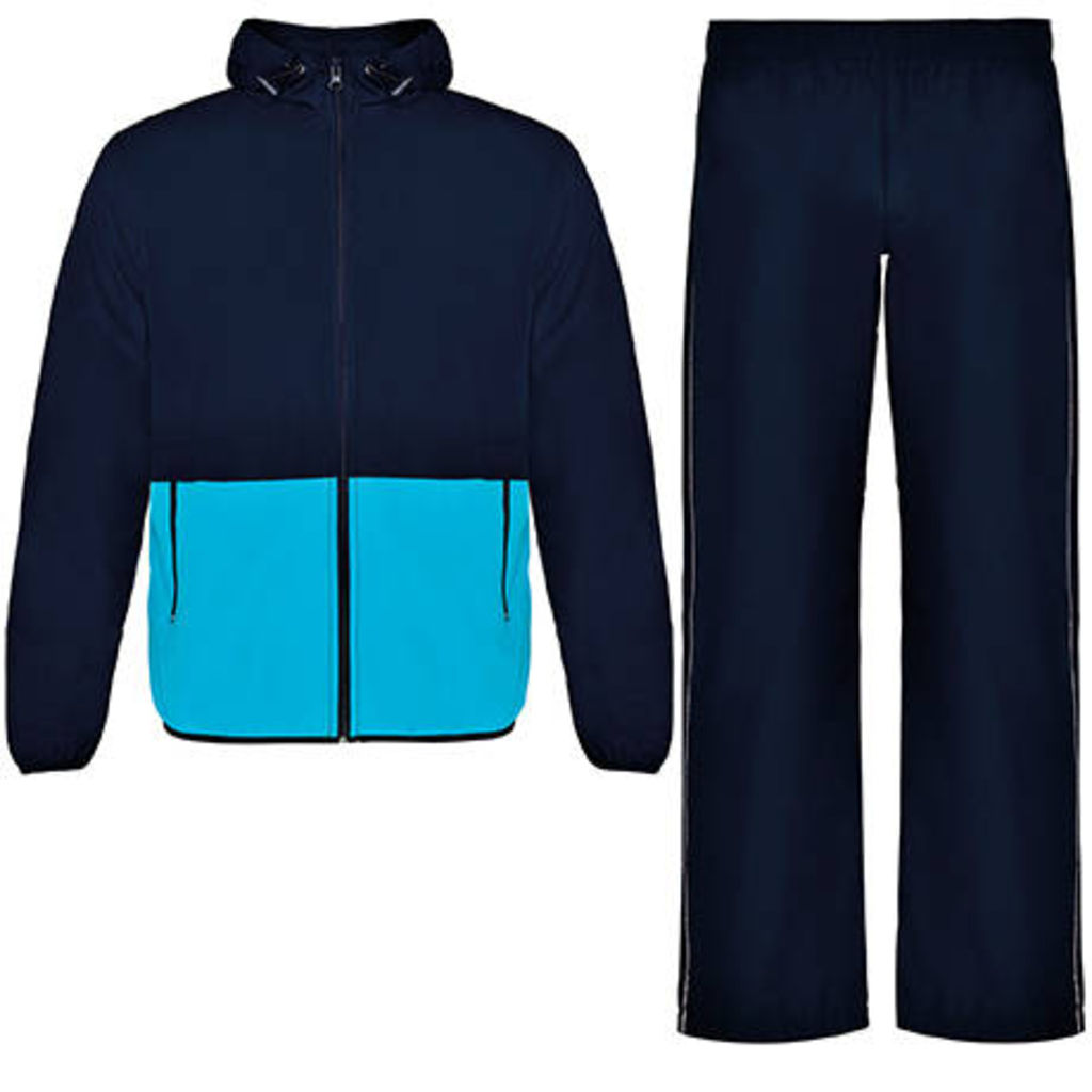 MINERVA Женский спортивный костюм, цвет темно-синий, бирюзовый  размер S