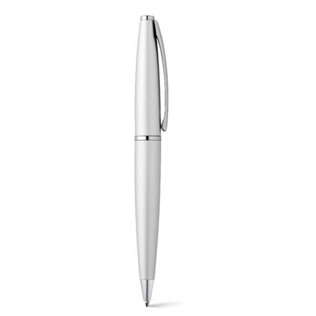 Шариковая ручка DELI, цвет сатин серебро